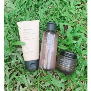 Toner + sữa rửa mặt + mặt nạ đất sét innisfree