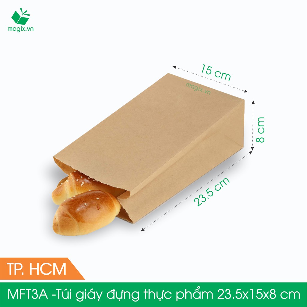 MFT3A - 23.5x15x8 cm - 100 Túi đựng thực phẩm