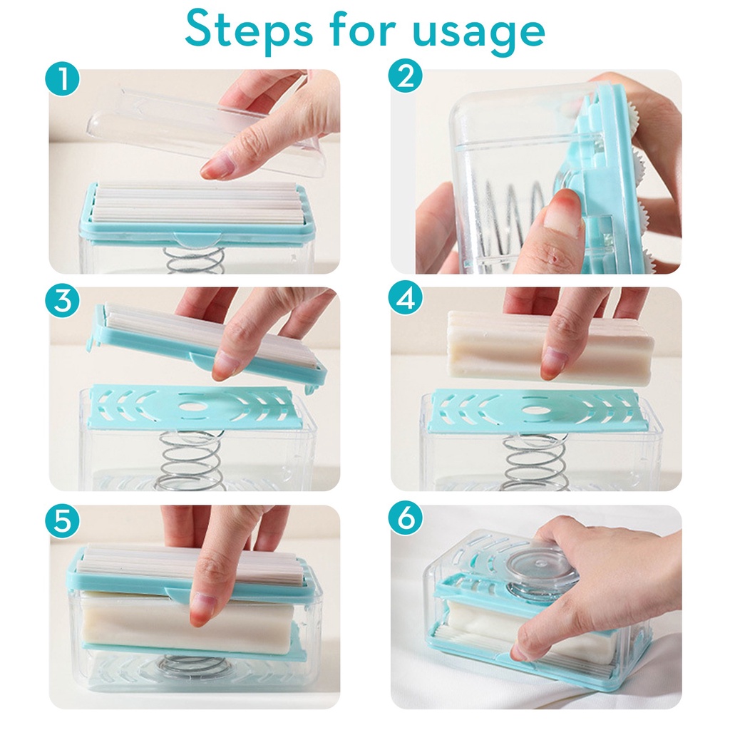 Khay Đựng Xà Phòng Tạo Bọt Đa Năng Có Giá Đỡ Xà Phòng Giặt Ráo Phù Hợp Cho Nhà Tắm