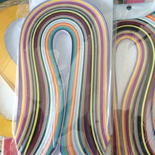Giấy gấp sao, quilling xấp lớn 26 màu