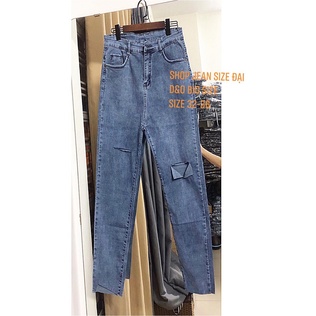 Quần Dài Jeans Lưng cao - Co Dãn Mạnh
