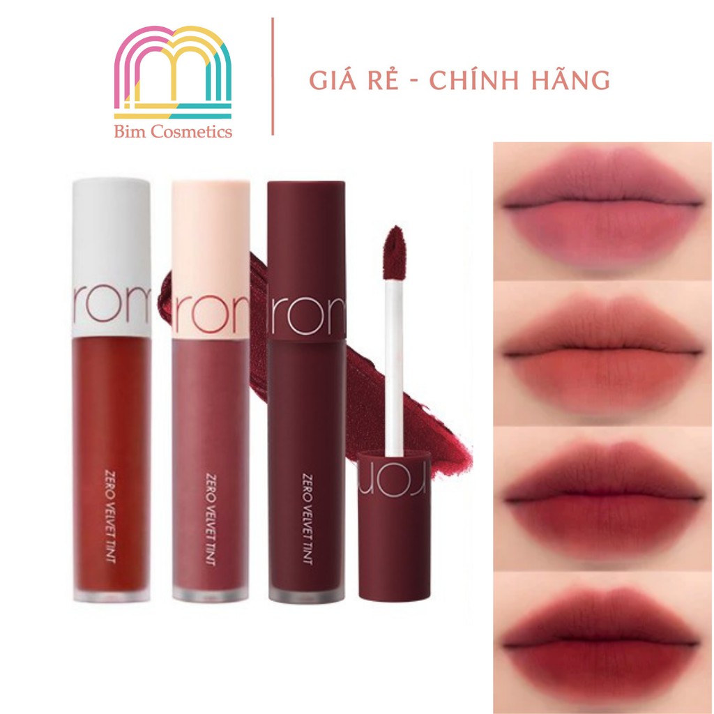 Son Kem Lì Mềm Mại Như Nhung Romand Zero Velvet Tint 5.5g | BigBuy360 - bigbuy360.vn