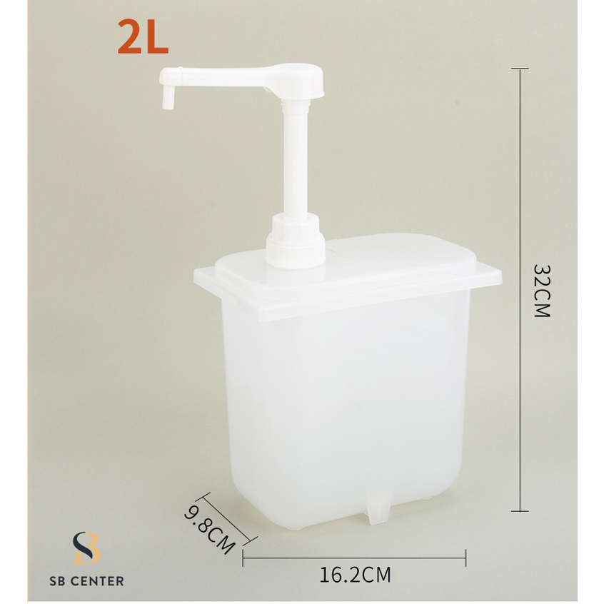 Bình Nhựa Đựng Siro Vòi Bơm 30ml Cao Cấp