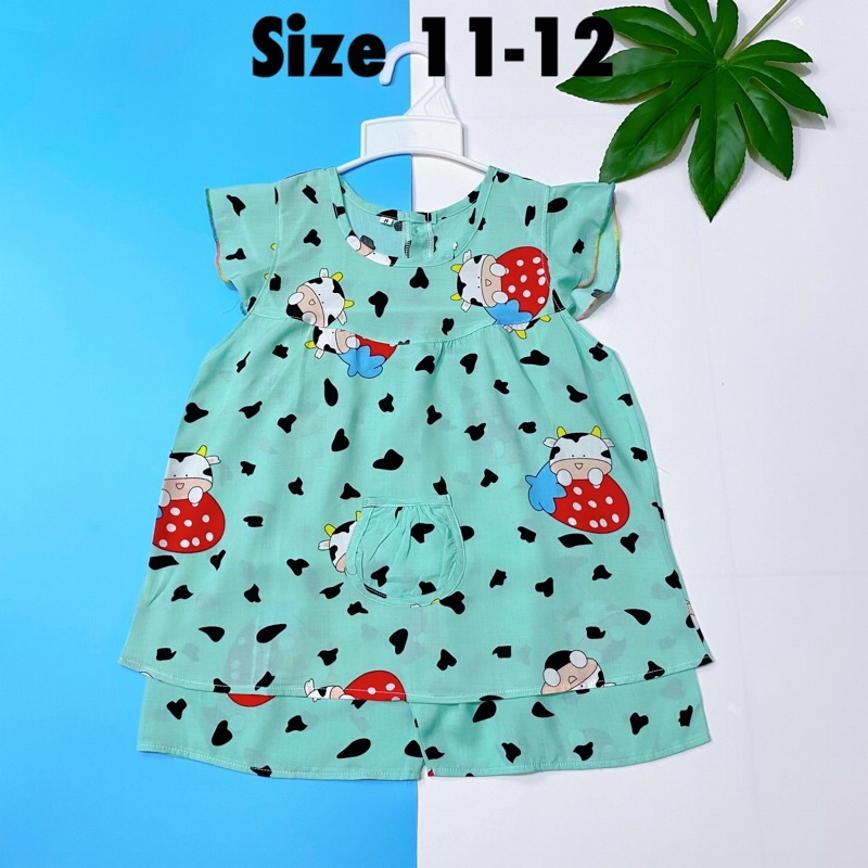 Bộ đồ tole bé gái, đồ tone bé gái cánh tiên 22-26kg cao cấp thoáng mát - Pigbabystore