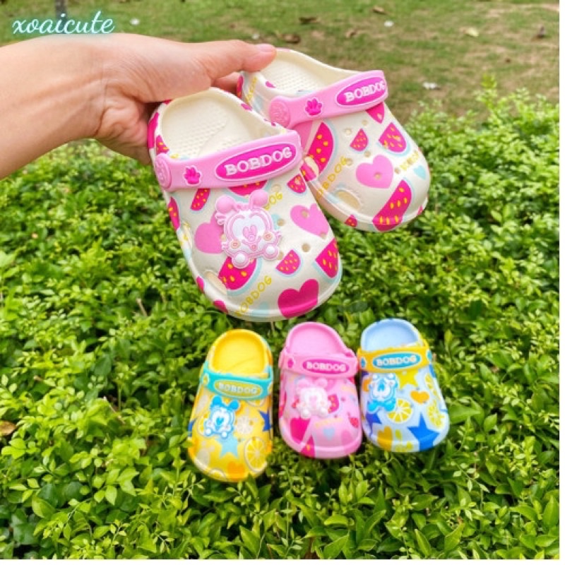 Dép cho bé trai bé gái sục sandal bánh mì chất liệu EVA cao cấp siêu nhẹ chống trơn trượt êm chân chính hãng BoBdog