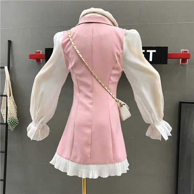 Đầm tay xòe thắt eo thanh lịch