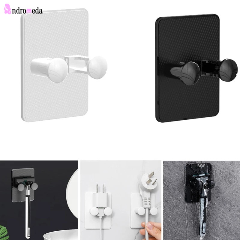 Giá đỡ phích cắm dao cạo râu gắn tường chống nước không đục lỗ cho nhà bếp nhà tắm