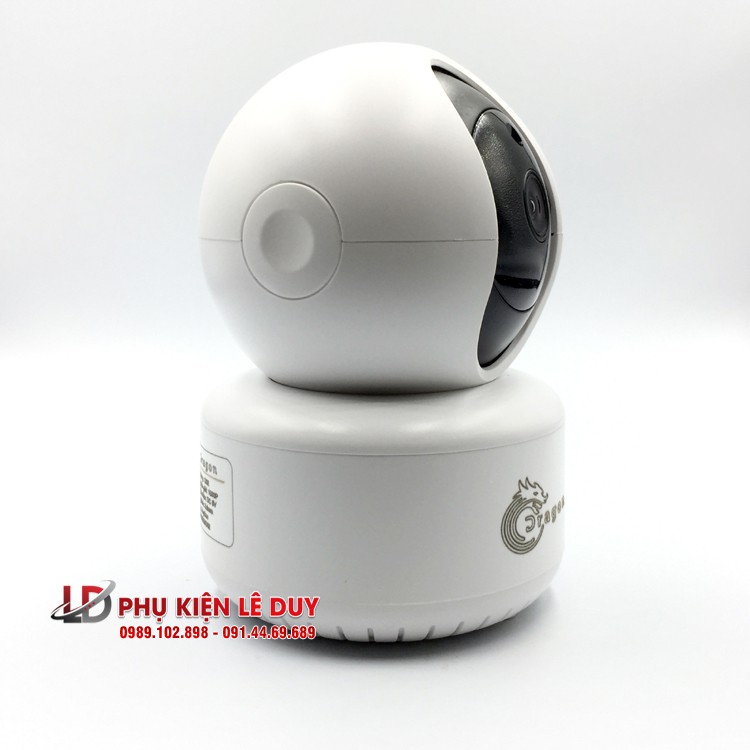 [Free ship 150K] Camera IP không dây Dragon D01 chính hãng, quay ban đêm, xoay 360 độ, đối thoại 2 chiều