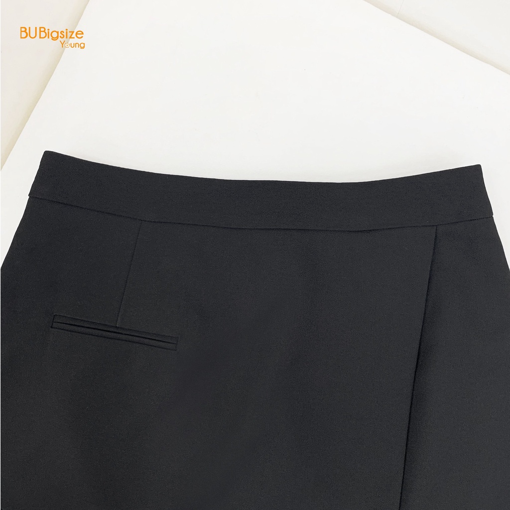 Chân váy đắp chéo túi giả 1 bên BIGSIZE (55kg đến 95kg) - 22T3YCV18 - [BU Bigsize Young]