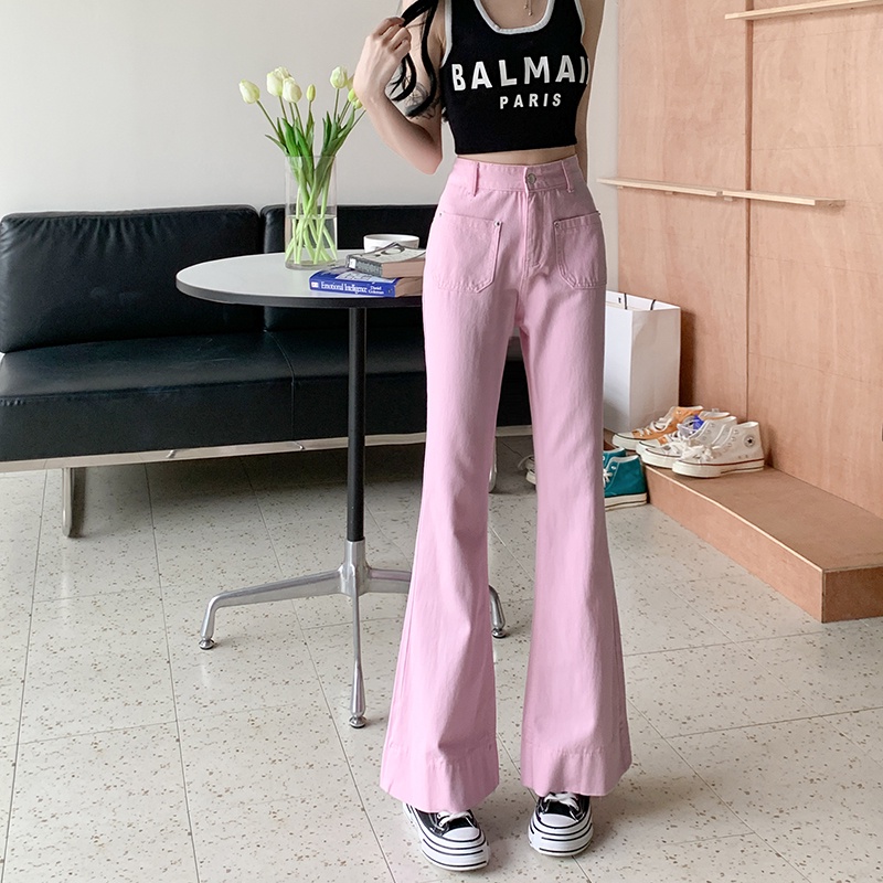 Quần jean dài SUXI ống loe thời trang cho nữ