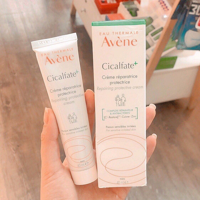 Kem liền sẹo, phục hồi da Avene Cicalfate + Repairing Protective Cream 40m
