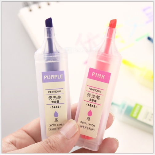 Bút highlight dạ quang, bút đánh dấu nhớ dòng cute nhiều màu marker dễ thương