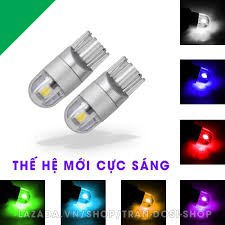 Đèn led xi nhan demi 7 màu - đèn mo, N , số đổi màu tự động: có đủ màu: trắng, đỏ, xanh, nhấp nháy 7 màu