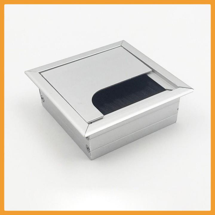 Nắp Luồn Dây Điện Vuông - Nắp Chụp Dây Điện Mặt Bàn - 1 Cái