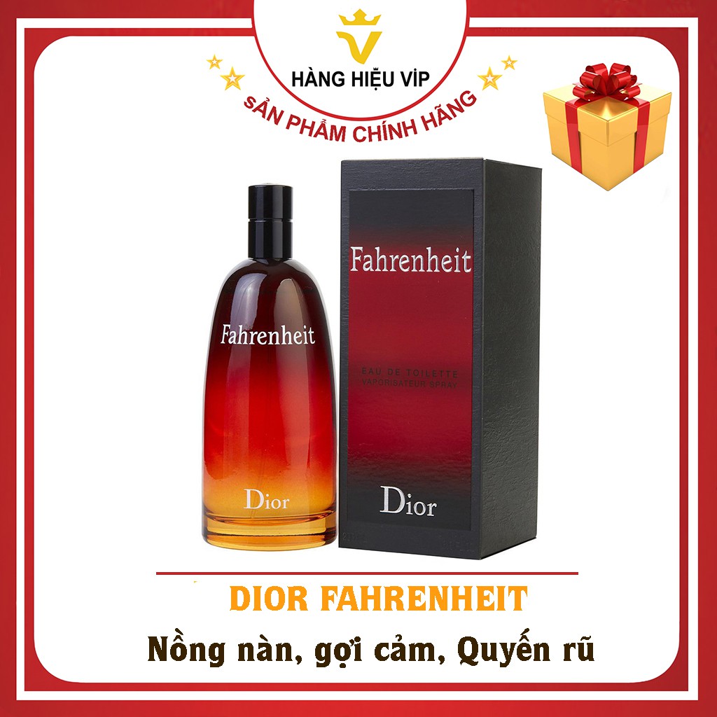 Nước Hoa Nam Dior Fahrenheit Eau De Toilette 10ml  Chính hãng Hàng Hiệu VIP