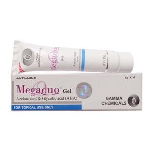 Gel trị mụn trứng cá mega duo tuýp 15g