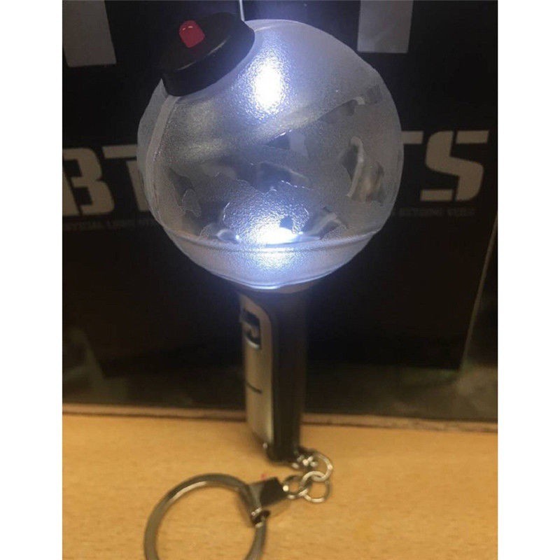 Mini KPOP BTS Bangtan Boys ARMY Bomb Ver.2 Concert Lightstick keychain