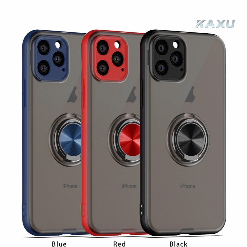 Ốp Lưng Trong Suốt Có Nhẫn Giá Đỡ Từ Tính Tiện Dụng Cho Iphone 7 8 6 6s Plus Xr Xs Max X 11 Pro Max