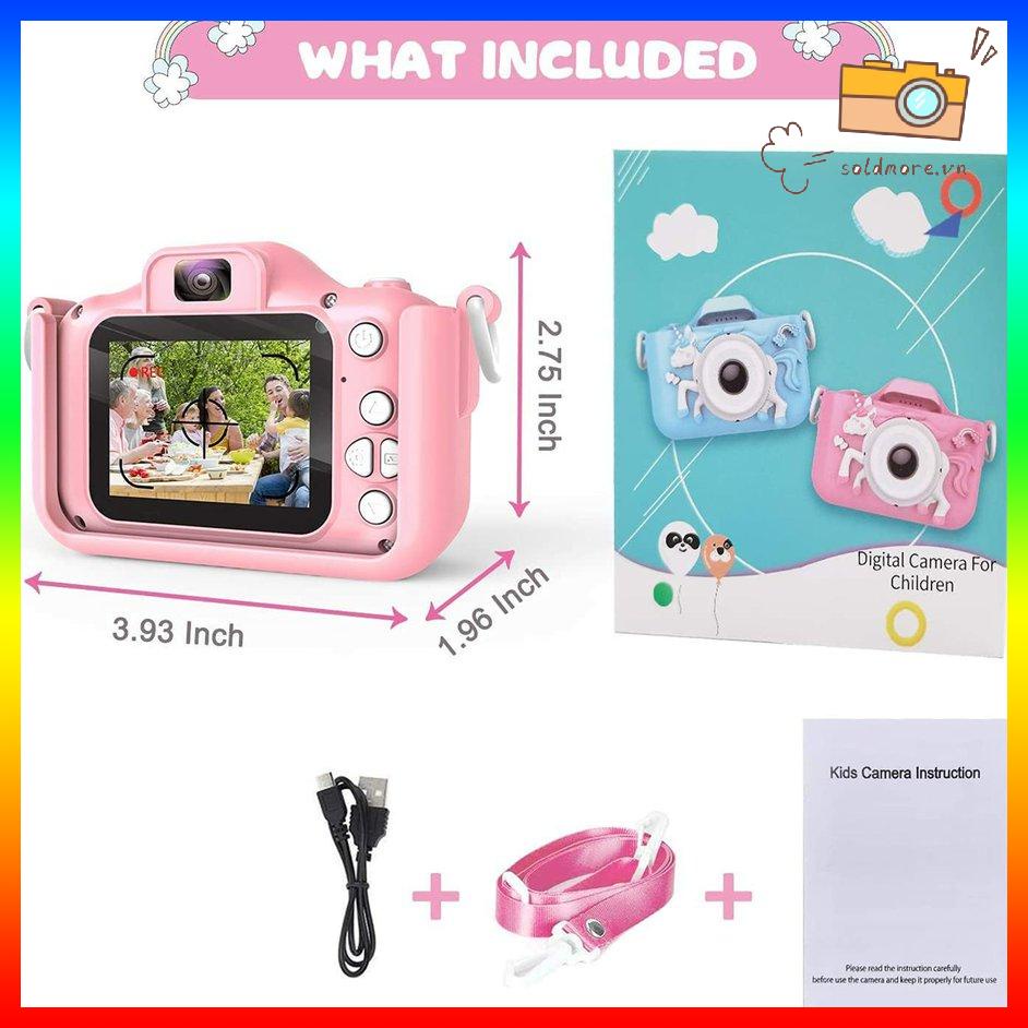 Camera kỹ thuật số 1080P ống kính kép dùng làm quà tặng sinh nhật/giáng sinh
 | BigBuy360 - bigbuy360.vn