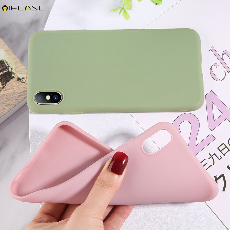 Xiaomi Mi 9 SE 9T Pro Pocophone F1 Phone Case Candy Color Colorful Plain Matte Fresh Simple Cute Solid Color Soft Silicone TPU Case Cover