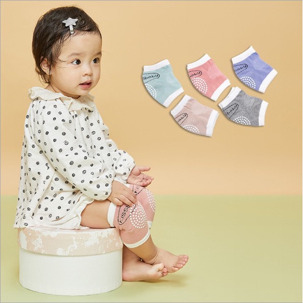 Tất Tập Bò Bảo Vệ Đầu Gối Có Chống Trượt Có Viền Cho Bé