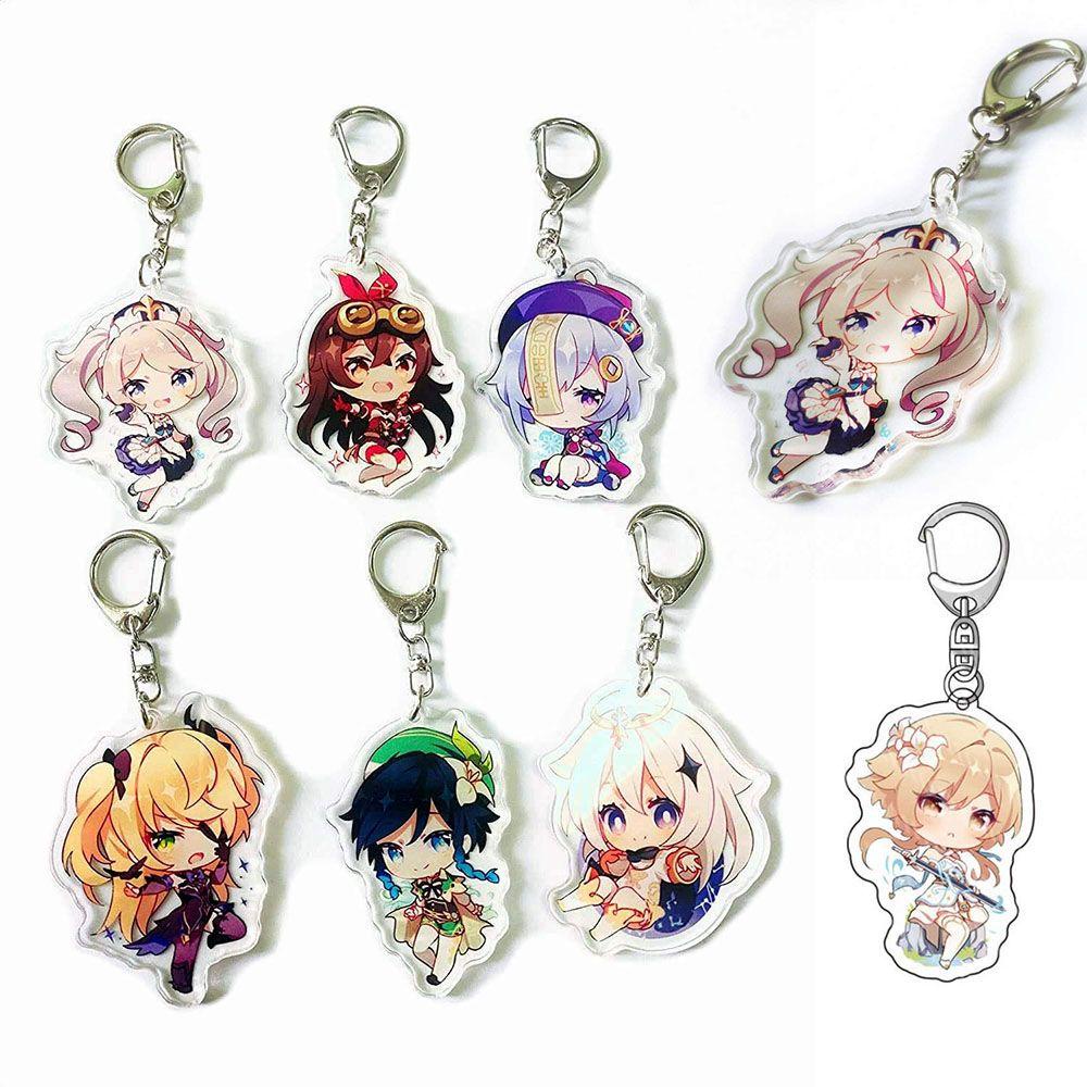 Móc Khóa Nhựa Acrylic Hình Nhân Vật Hoạt Hình Anime
