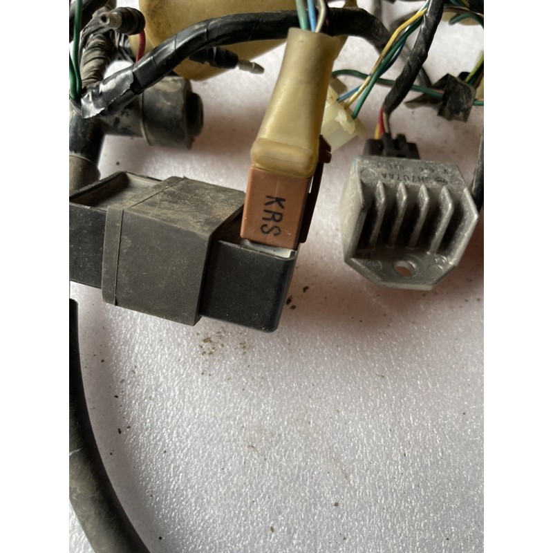 Dây điện sườn xe máy wave a 100cm Hon đa hàng cũ tháo xe nguyên zin