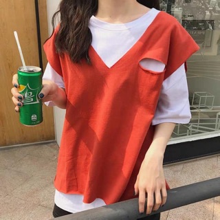 MS150 Áo gile khoét 3 màu chất đẹp loại 1, có báo áo trơn mix