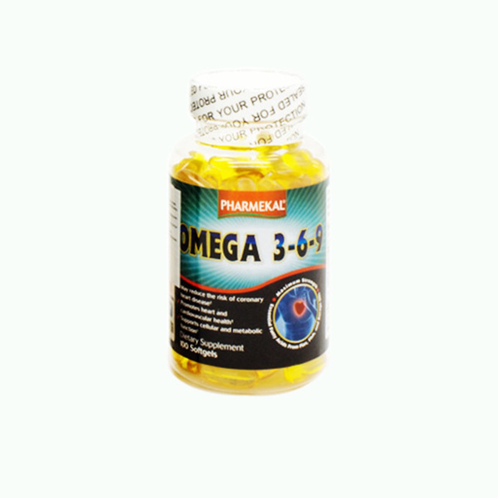 Pharmekal - Viên Dầu Cá Omega 369 - Hỗ trợ làm giảm cholesterol và triglycerid trong máu