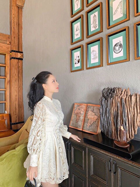 Đầm ren hàng cúc ngọc siêu đẹp