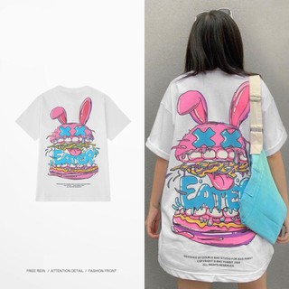 ÁO THUN, ÁO PHÔNG TAY LỠ UNISEX FORM RỘNG OVERSIZE BAD RABBIT M154 KL SHOP DVSHOP