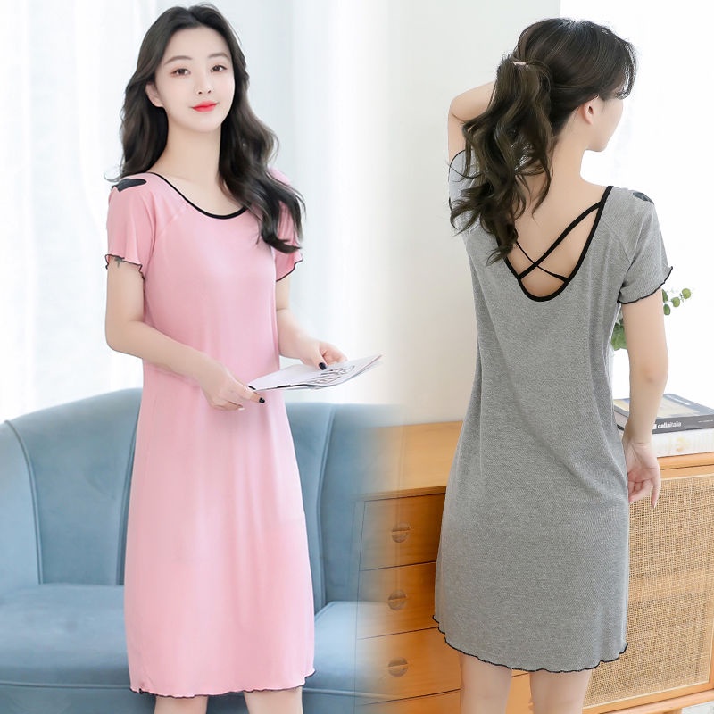 VÁY NGỦ,ĐẦM NGỦ COTTON MẶC NHÀ TẶNG,đầm ngủ sexy,đồ ngủ mềm | BigBuy360 - bigbuy360.vn