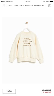 Áo nỉ zara sale