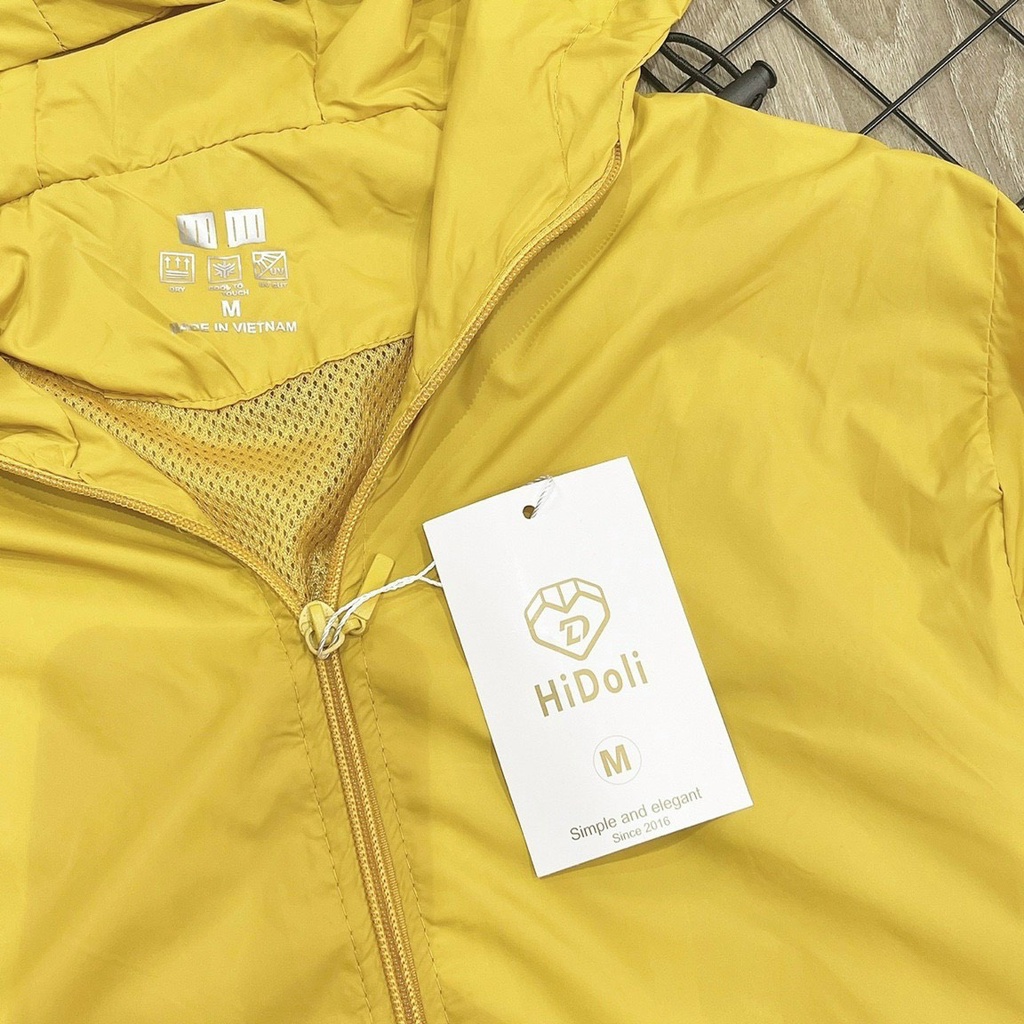 ÁO GIÓ 2 LỚP TÚI CUỘN NỮ chất đẹp , kèm mũ lớp ,lót lưới xịn xò