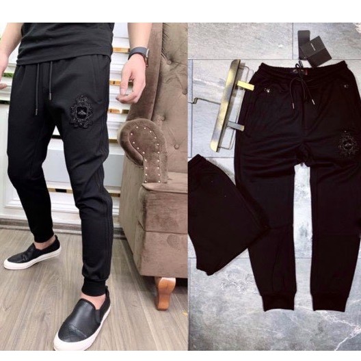 Quần Jogger Nam Màu Đen Có Chun Thắt - Quần Thể Thao Nam - Chất Liệu Thun Dày Dặn Co Dãn 4 Chiều Cao Cấp - QTT09 - HQ Fa