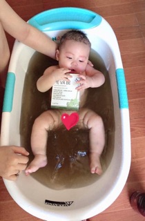 [Sam Natural] Lá tắm mẹ và bé