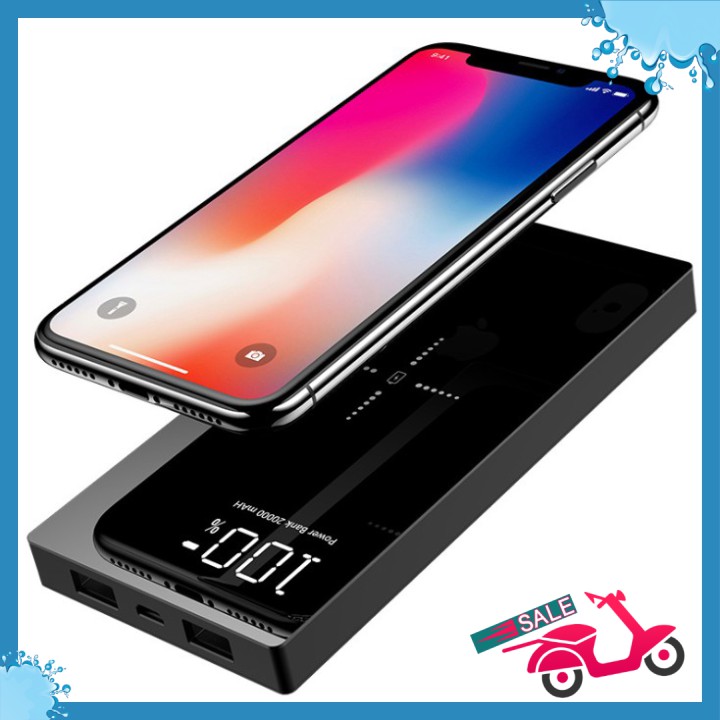 🆕 Pin sạc dự phòng không dây 20000mAh Tovaoon hỗ trợ sạc 3 thiết bị cùng lúc