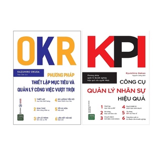 Sách -combo okr - phương pháp thiết lập mục tiêu và quản lý công việc vượt trội + kpi - công cụ quản lý nhân sự hiệu quả