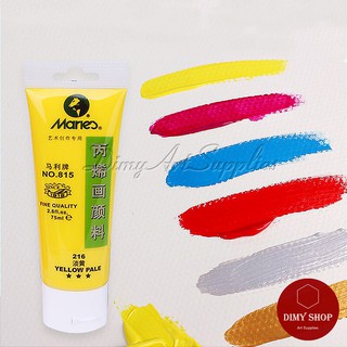 Màu vẽ Acrylic MARIE's tuýp 75ml (Part 2)