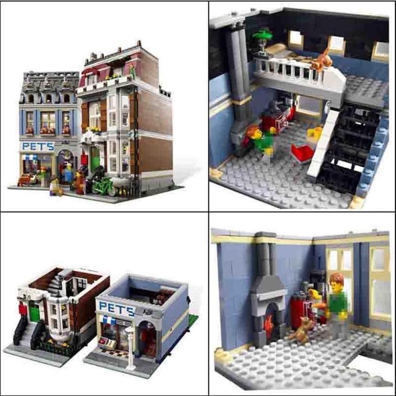 [Khai trương giảm giá] LEGO CITY_ [Sale Sốc] 2130 miếng - Lắp ráp ngôi nhà thành phố Cực Đại