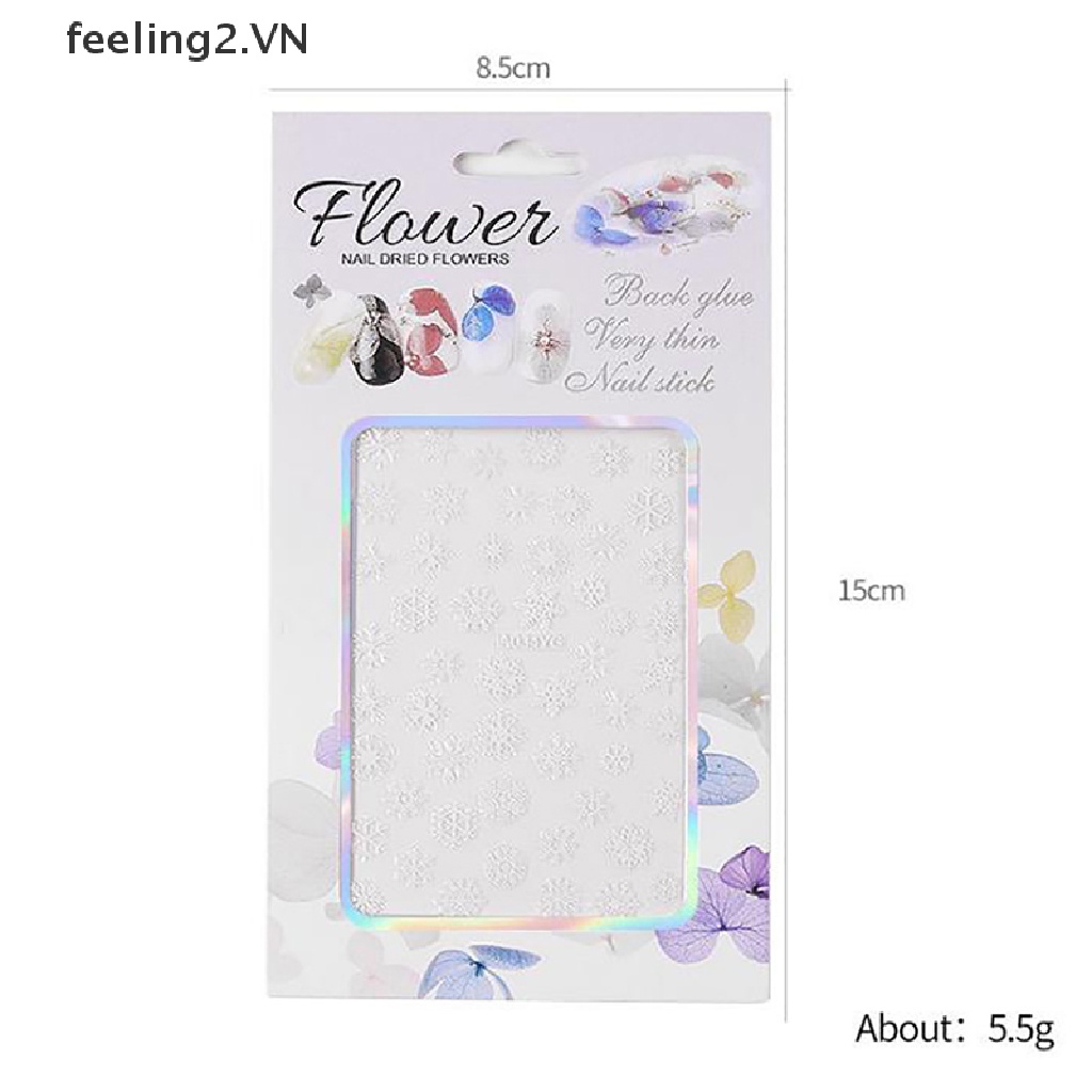 1 Miếng Dán Móng Tay 3D Phát Quang