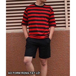 ÁO FORM RỘNG SỌC