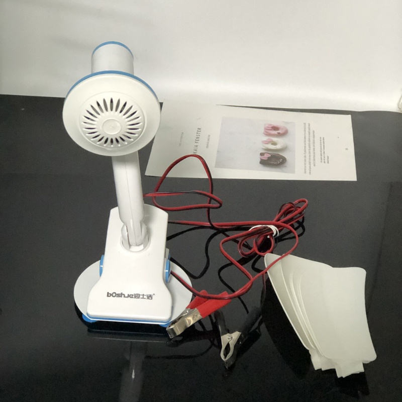 Quạt trần mini 12V 16.5” cho cắm trại