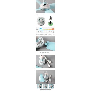 QUẠT TRẦN MINI 6 CÁNH - LOẠI MỚI