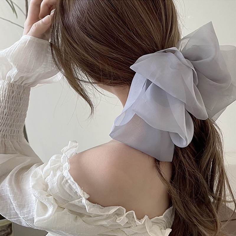 Kẹp Tóc Nơ Ren Xinh Xắn Cho Nữ