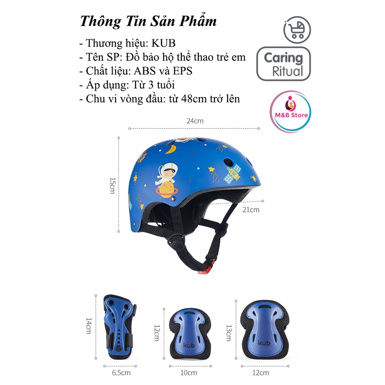 Đồ Bảo Hộ An Toàn Tay Chân, Mũ Cho Bé - KUB