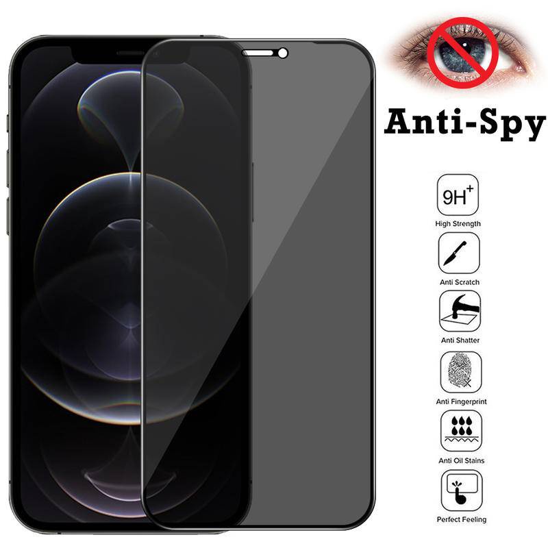 Ốp Điện Thoại Kính Cường Lực Chống Nhìn Trộm Cho iPhone 13 12 11 Pro Max Mini X XR XS Max 7 8 6 6s Plus SE 2020 2022