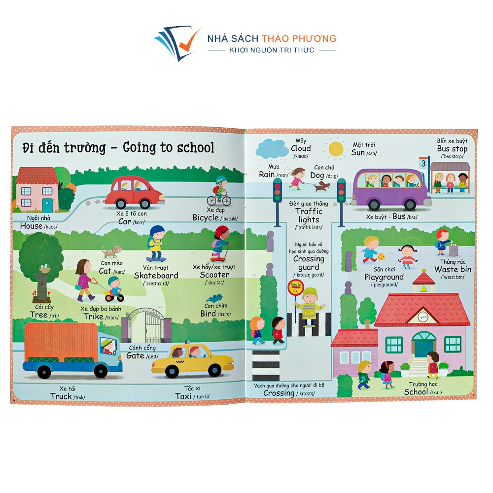 Sách - Cuốn sách từ vựng đầu tiên của tôi My First Words phát triển ngôn ngữ sớm cho bé từ 3 tuổi