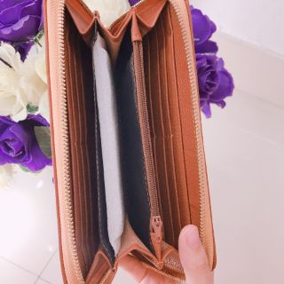 Ví nữ cầm tay da bò thật VN02