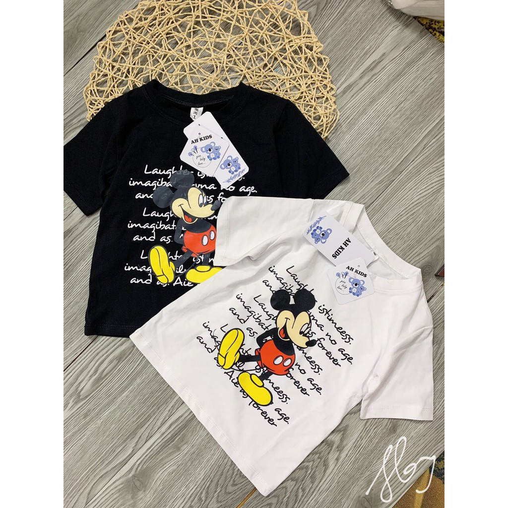 [SALE] Áo Phông Micky trắng Cho Bé 9-22kg